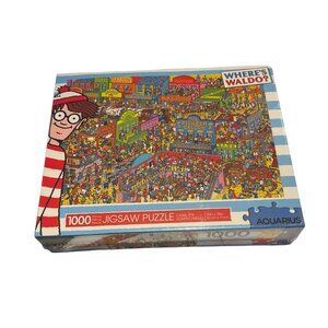 WHERE'S WALDO NEW Puzzle 1000 Pieces 20" x 28" Aquarius Cowboys Western Country